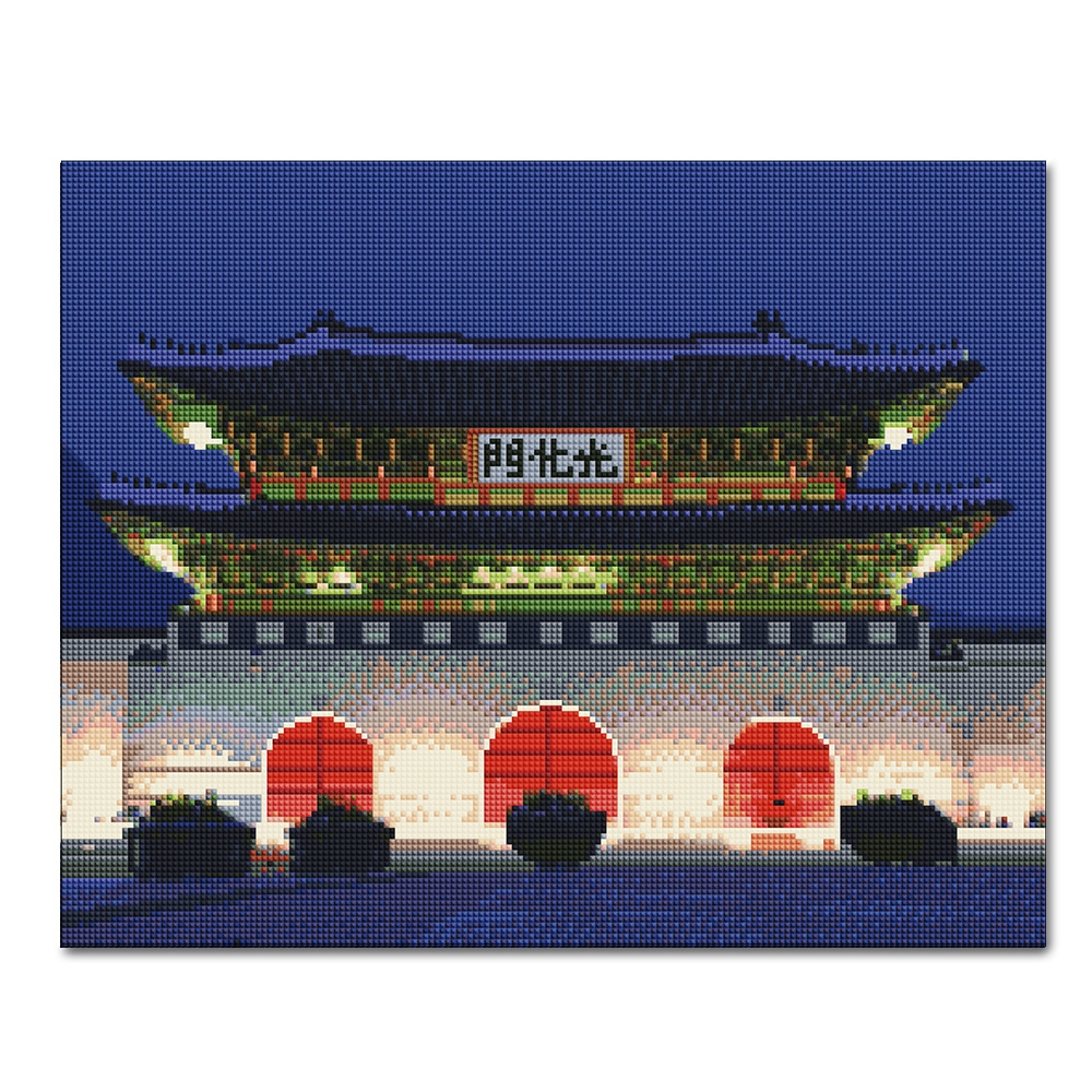 아디코 DIY LED 보석십자수 - 광화문
