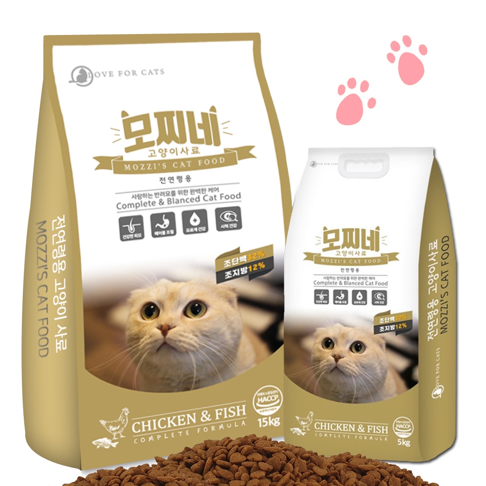 오늘의집 모찌네 전연령 15kg 대용량고양이사료