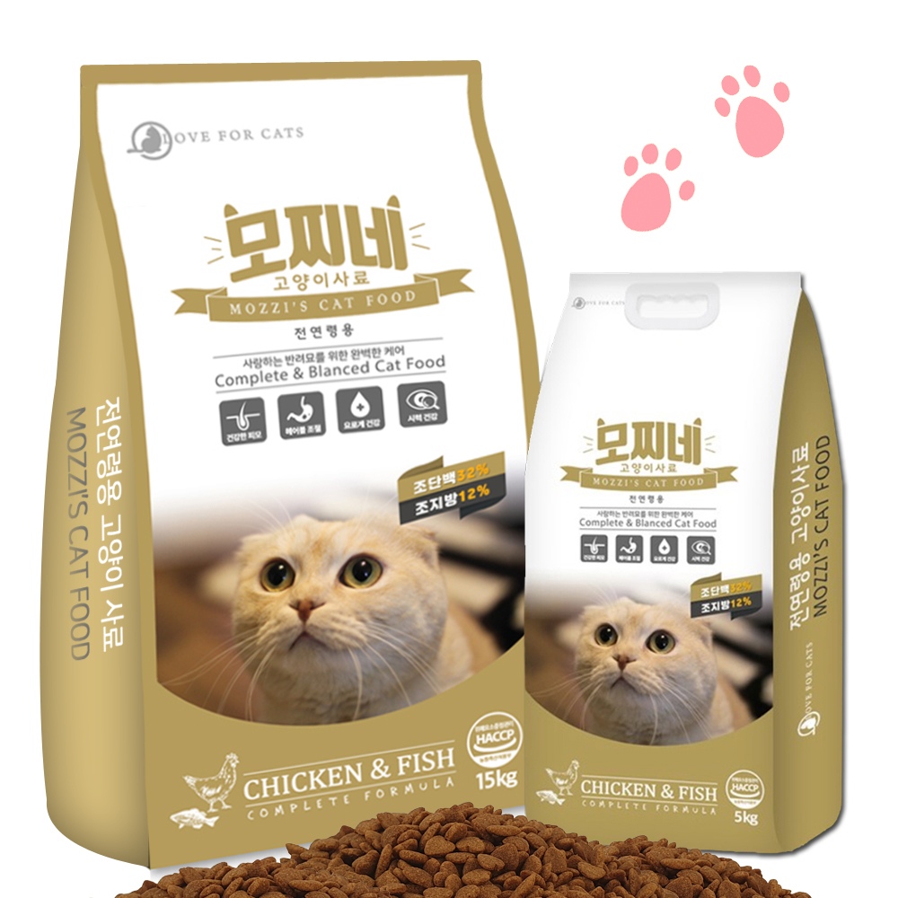 모찌네 전연령 15kg 대용량고양이사료