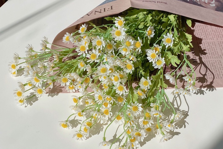 마트리카리아 들꽃 조화 2colors