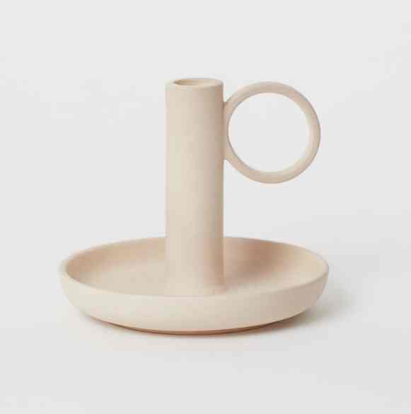 ストーンウェアキャンドルスタンド