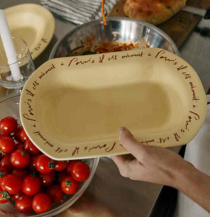 Midnight Stoneware Plate (Square) プレート