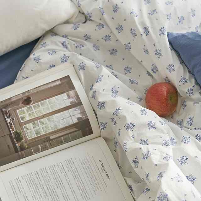 ブルーベルフラワー肌掛け布団