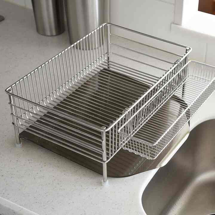 ラバーゼ 水切りかご大 縦置きタイプ 3点セット