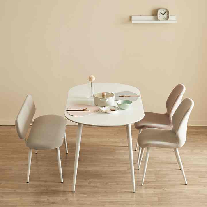 RAUM 2in1 両面 セラミック 円形 ダイニングテーブル 140cm