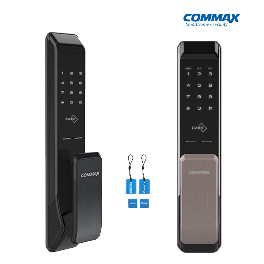 오늘의집 코맥스 CDL-230P 푸시풀도어락 디지털도어락 카드키형 주키 (자가설치)