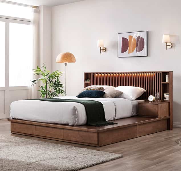 Branch 収納付きベッドフレーム 200cm