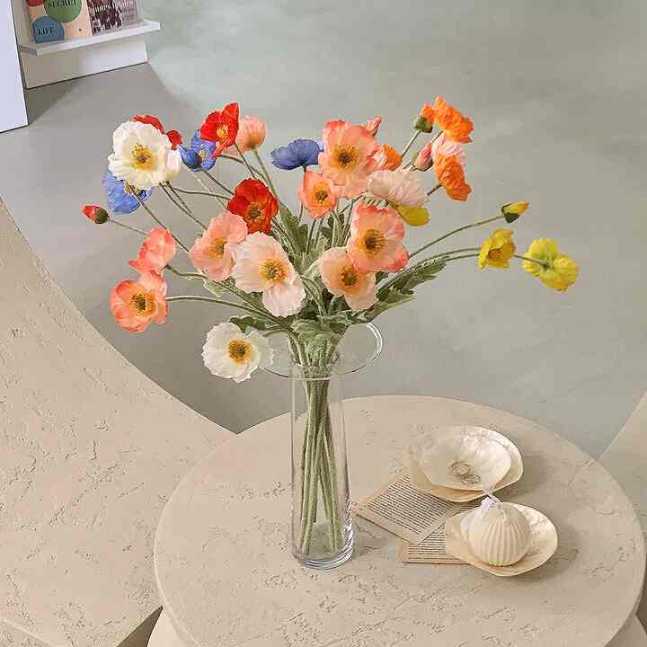 ケシ 造花［8色］