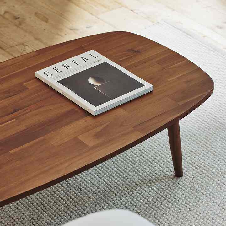 ナチュラルウッド 折り畳み B テーブル［3色］