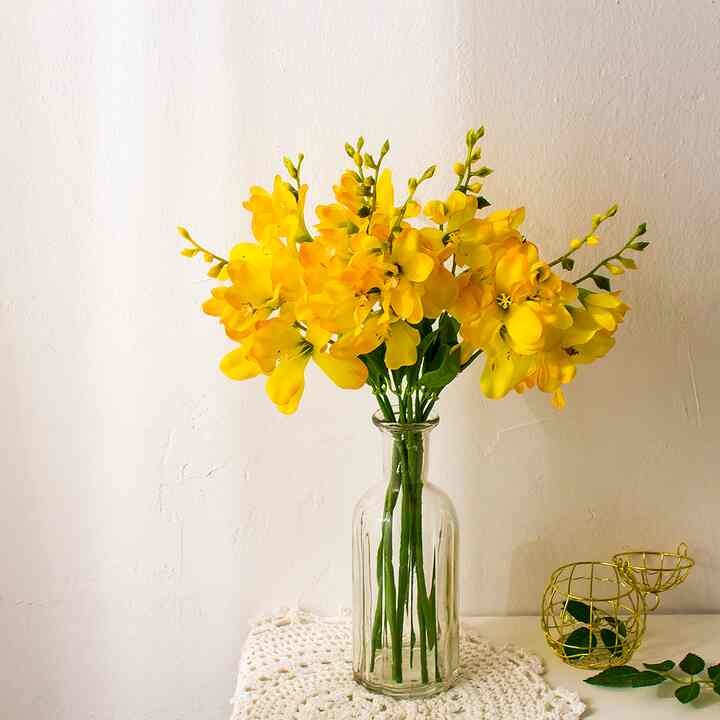 フリージア造花 イエロー