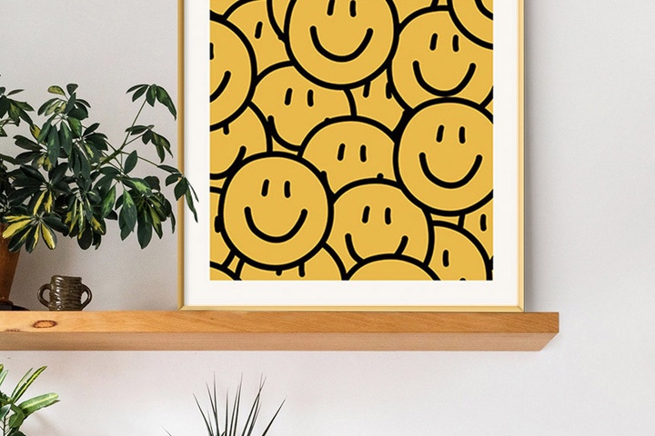 그림·사진 > 인테리어 스마일 포스터 알루미늄 액자 SMILE YBW9410-G 3size | 오늘의집 쇼핑 인테리어 스마일 포스터 알루미늄... 