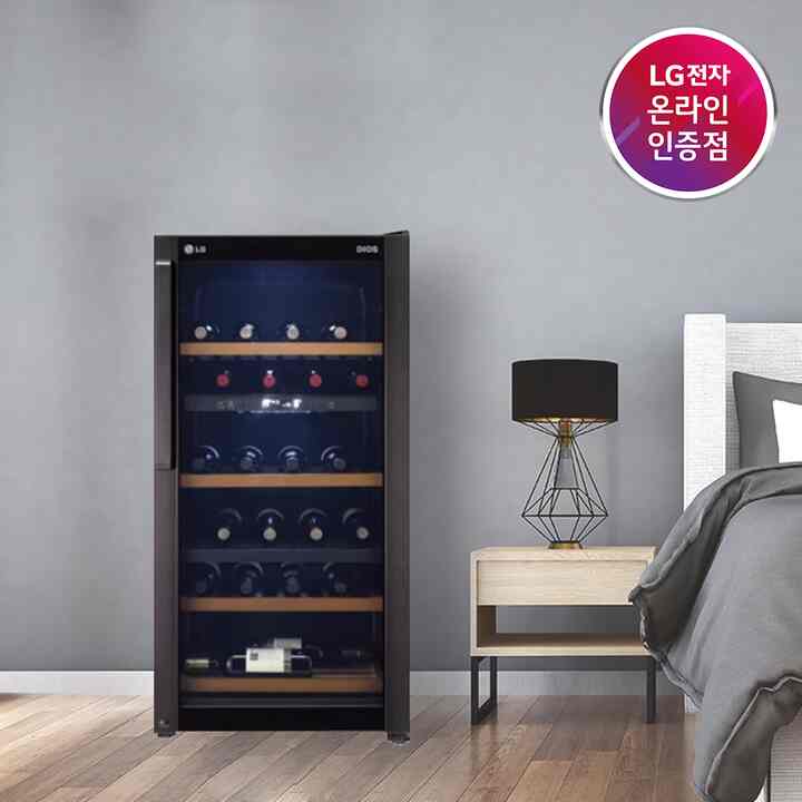 LG DIOS ワインセラー W715B ウエスタンブラック 71本収納