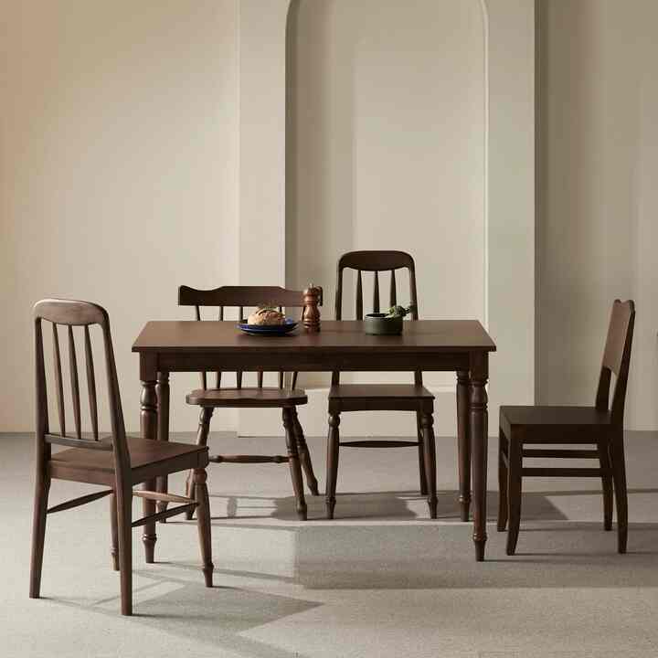 1971 ウッド 四角ダイニングテーブル［4サイズ］