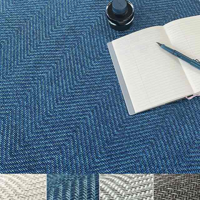 ヘリンボーン サイザル麻 ラグ［4色・5サイズ］