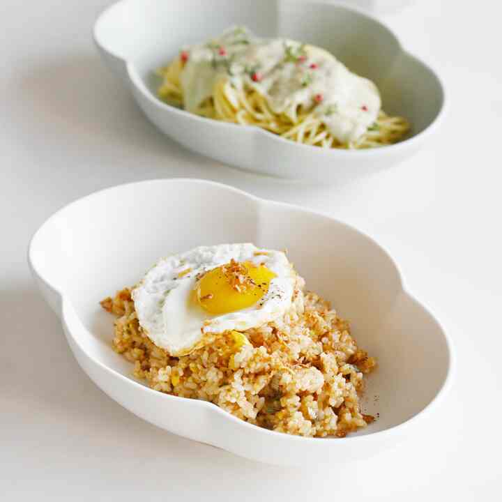 Nature クラウド 楕円 ボウル 26cm［2色］