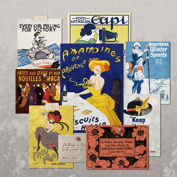 ヴィンテージ オールド インテリア ポストカード［50種］