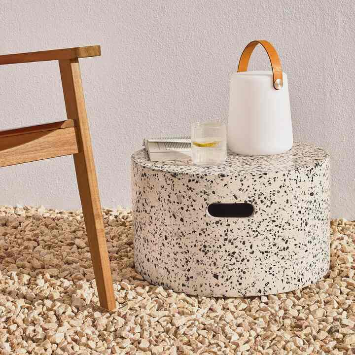 Jenell テラゾー サイドテーブル