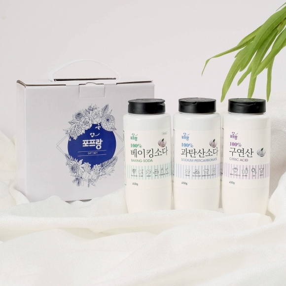 도토로 포프랑 구연산+베이킹소다+과탄산소다 3종세트