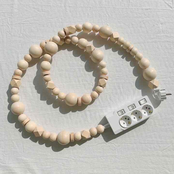 ウッドボール電源タップ DIY セット［4色・2サイズ］