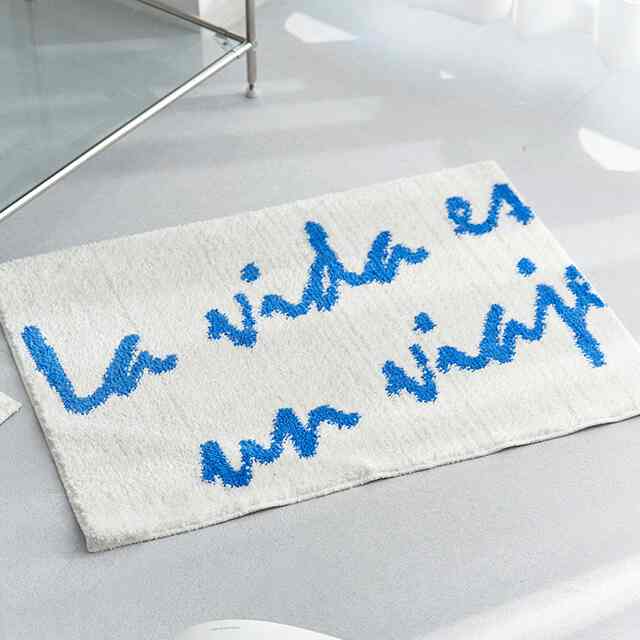 ブルータイプ ソフト フットマット カシミヤカーペット　Sサイズ