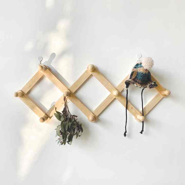 蛇腹式ハンガー 丸型 壁掛けタイプ 10連［3サイズ］