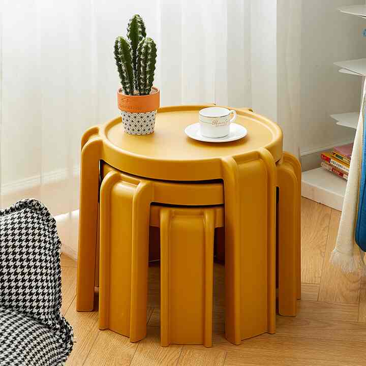 ネスティング サイドテーブル セット［7色］