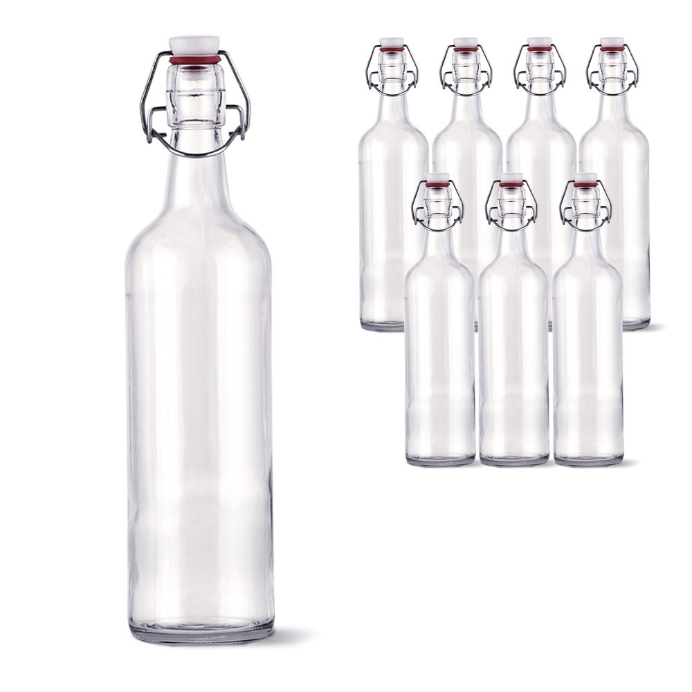 MIR 유리병 국산스윙병 720ml 원형 (8개입)