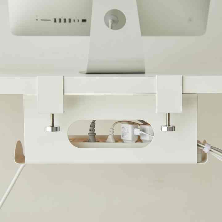 コンセント収納棚 ケーブル整理［2色］