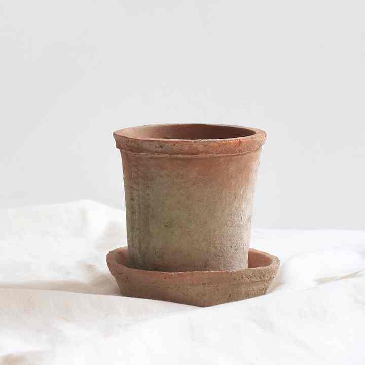 モス リング シリンダー vintage clay pot 植木鉢