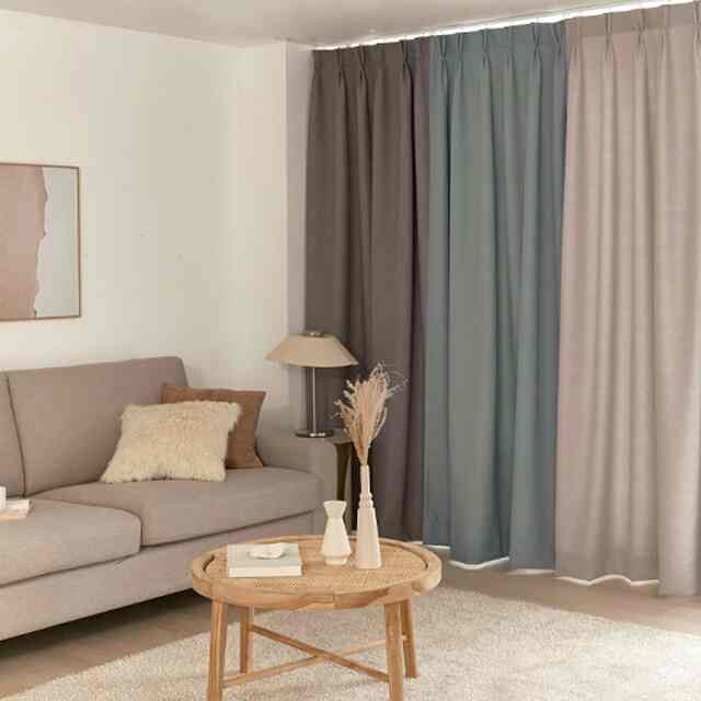 Midnight Linen Style 遮光カーテン