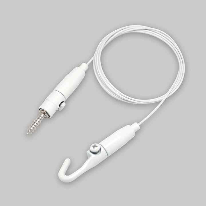 ワイヤー額縁フック S ホワイト