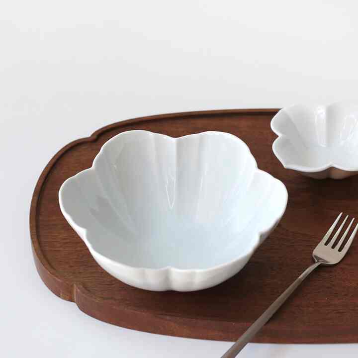 丸い 六つ葉 花ボウル［2種］