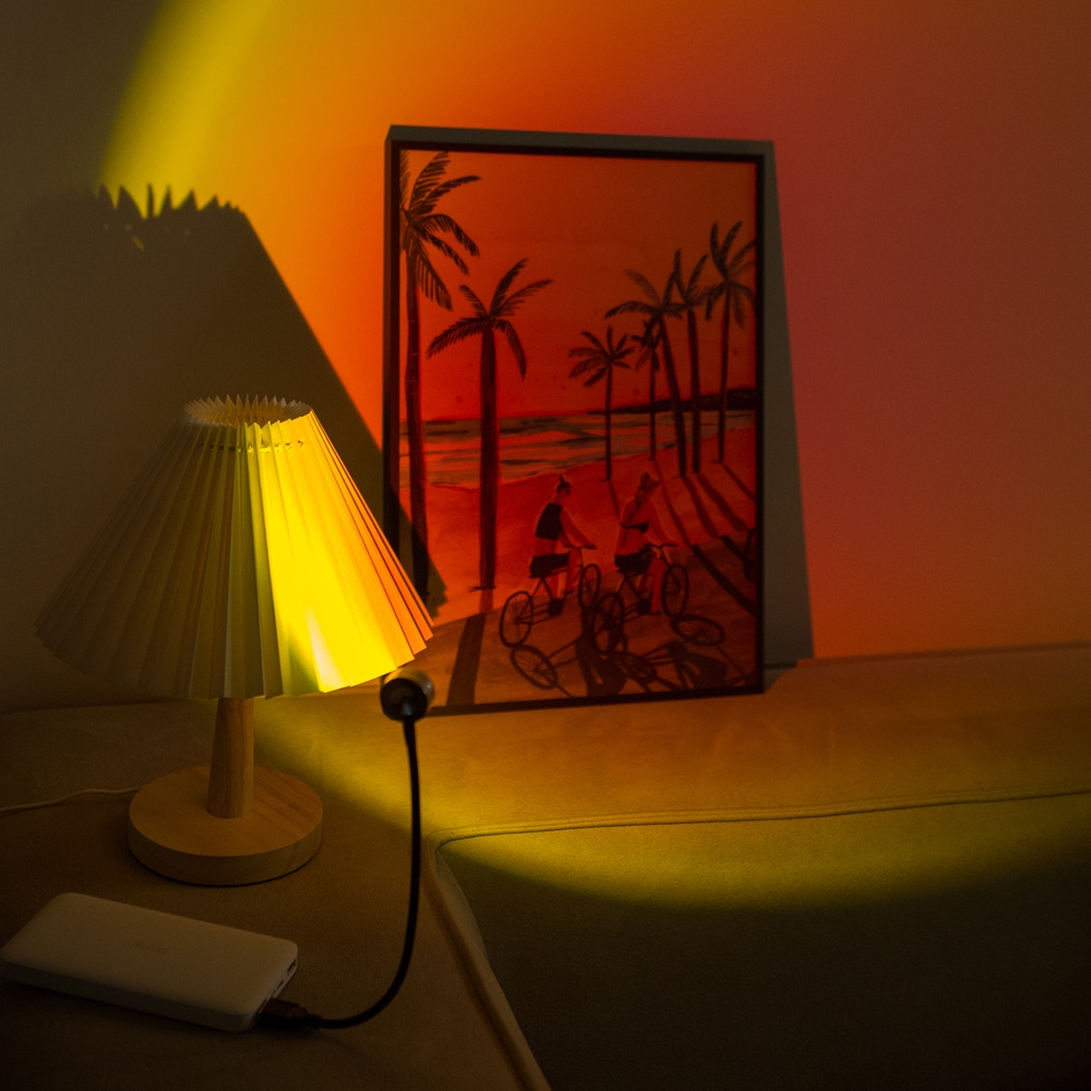 아이린 USB led 선셋 무드등_5colors
