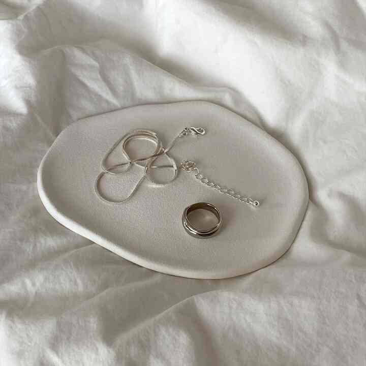 Flat Porcelaine Tray