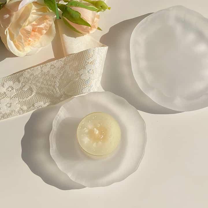 Milky Glass Accessory Tray