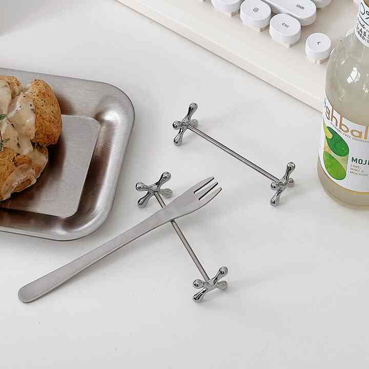 ダンベル シルバー 箸置き