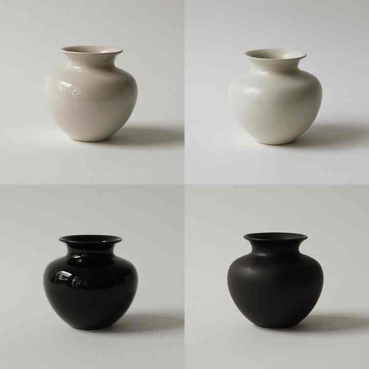 Round Vase  ラウンド ベース［2色］