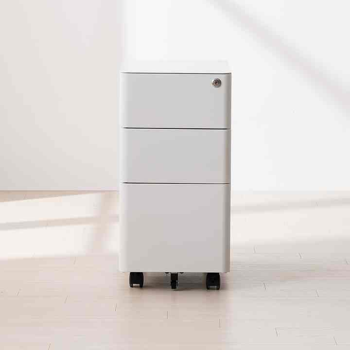 キューブ 3段 移動式 キャビネット