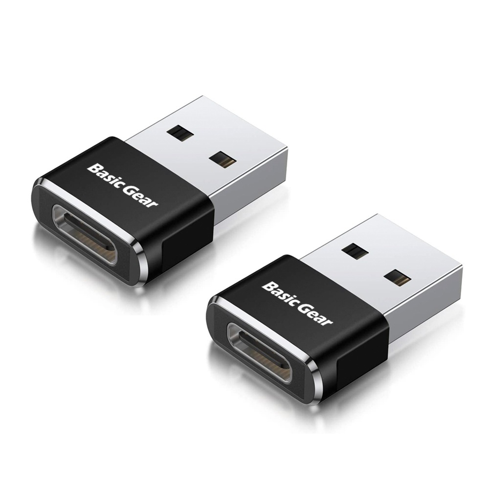 오늘의집 베이직기어 USB C to A 변환 젠더 C타입 어댑터 2개