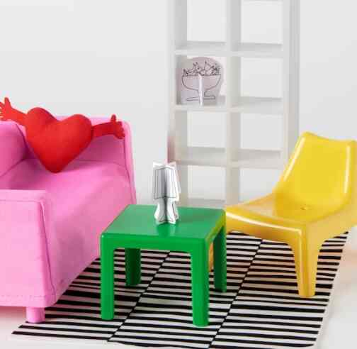 HUSET フーセット ミニチュア家具 リビングルーム