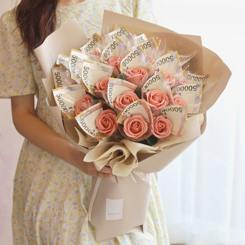 카네이션/장미 비누꽃 돈꽃다발 용돈박스 어버이날 설 용돈 선물 가격 추이 바시움플라워 카네이션/장미 비누꽃 돈꽃다발 용돈박스 어버이날 설 용돈 선물 - 최저가 25,900원