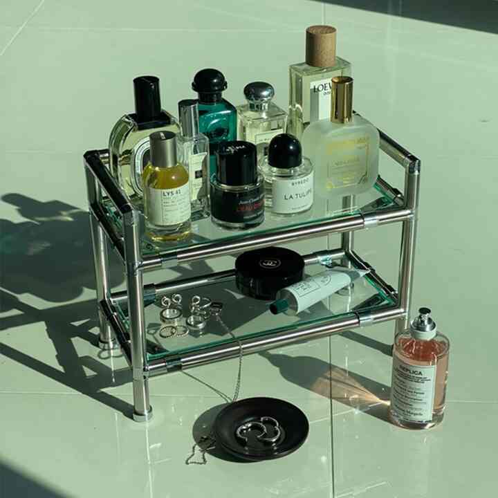 モジュール 2段ガラス ミニラック