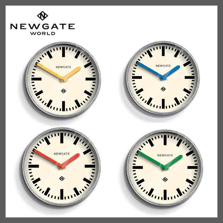 ラゲッジ ウォールクロック 時計［4色］