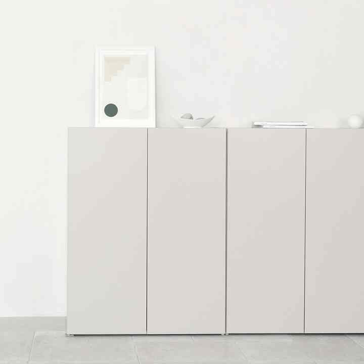 PLAIN 3段 キャビネット 120cm［4色］