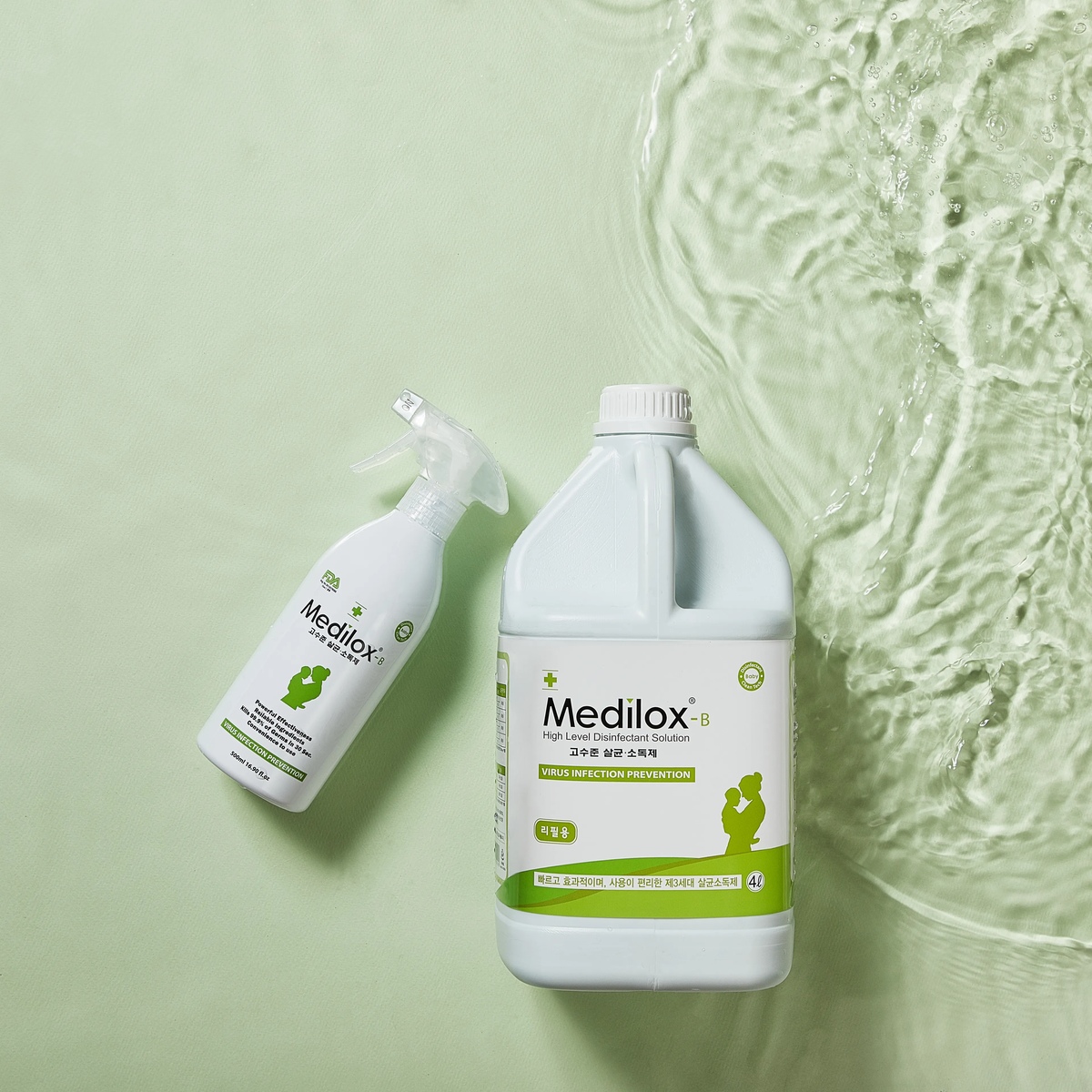 메디록스 가정용살균소독제 Medilox-B 4L x 1ea + 500ml x 2ea