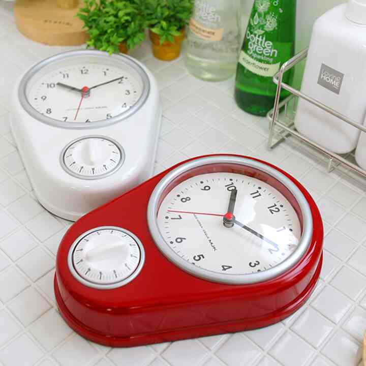レトロ キッチンタイマー［3色］