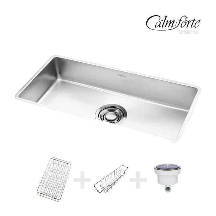 Calm forte 860 エンボス加工 高級スクエアシンクボウル