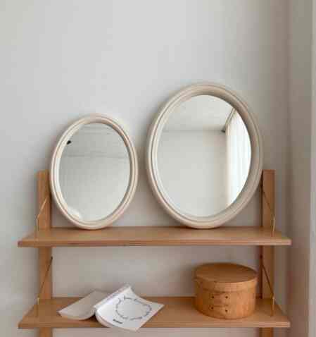 french oval mirror オーバルミラー
