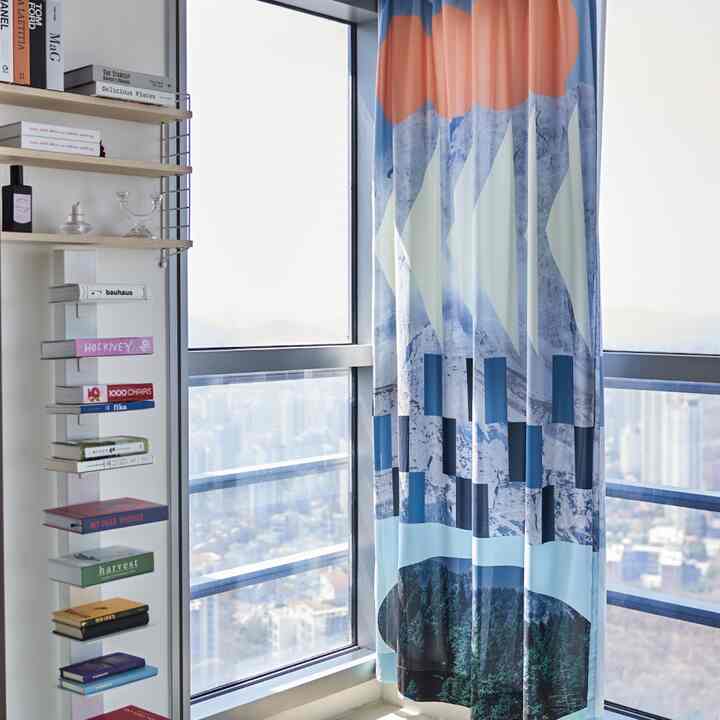 SAILING TO THE FOREST シフォンカーテン