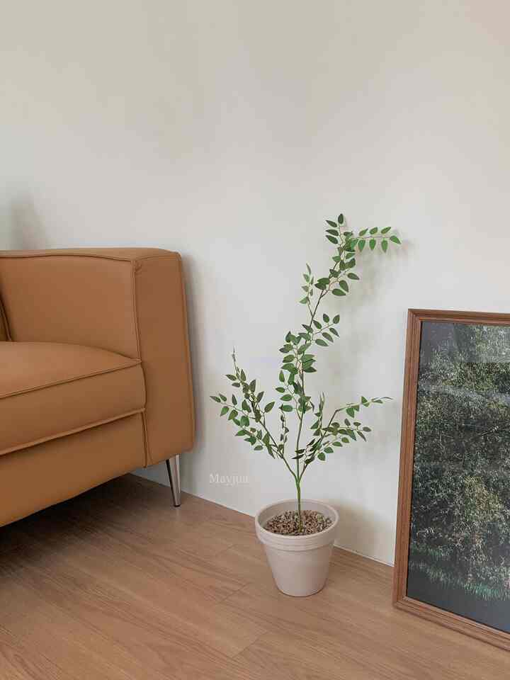 クレマチス フェイクグリーン＆植木鉢セット［3色・2サイズ］